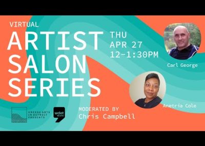Artist Salon Series: Anetria Cole and Carl George